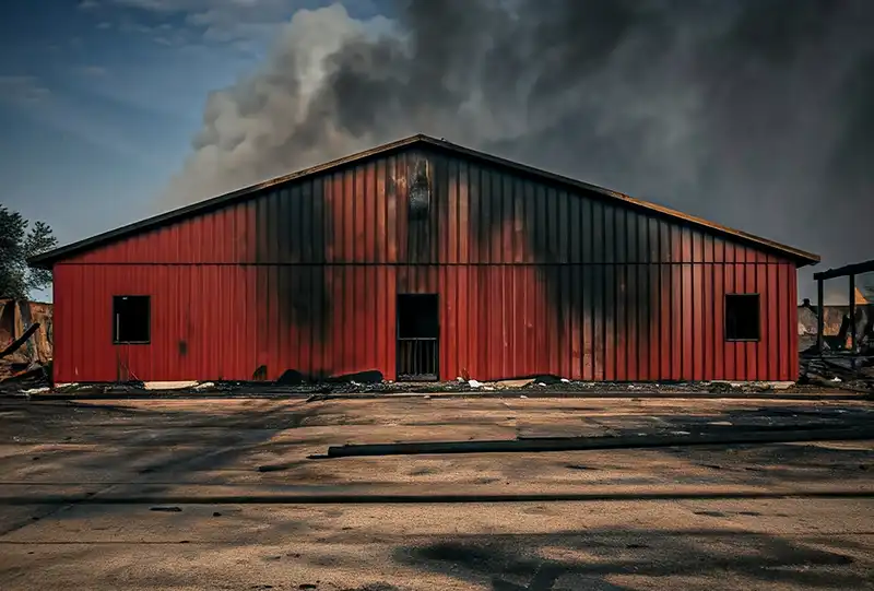 Fire Resistant Steel Buildings for Fast Construction after Wildfires 5 Steel Buildings California Wild Fire.