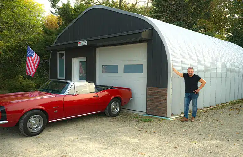 A Model Steel Building 5 Container Covers