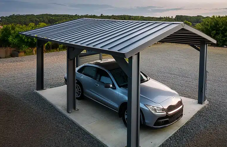 metalcarport M-Model Carport – Classic, Versatile, and Durable for Your Storage Needs