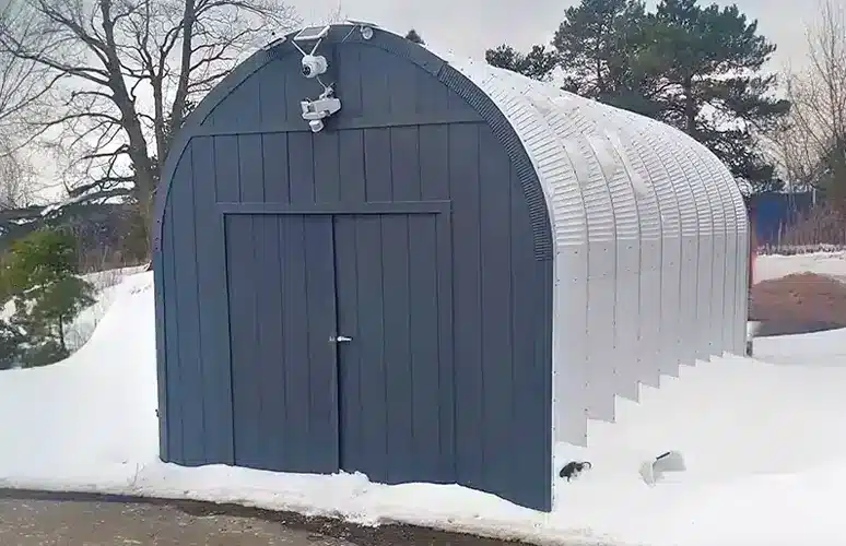 S Model Steel Building 3 Container Covers