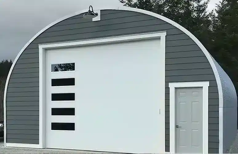 S Model Steel Building 2 Container Covers