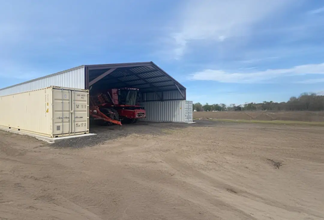 M-Model Container Cover wide shot DIY Steel Container Cover