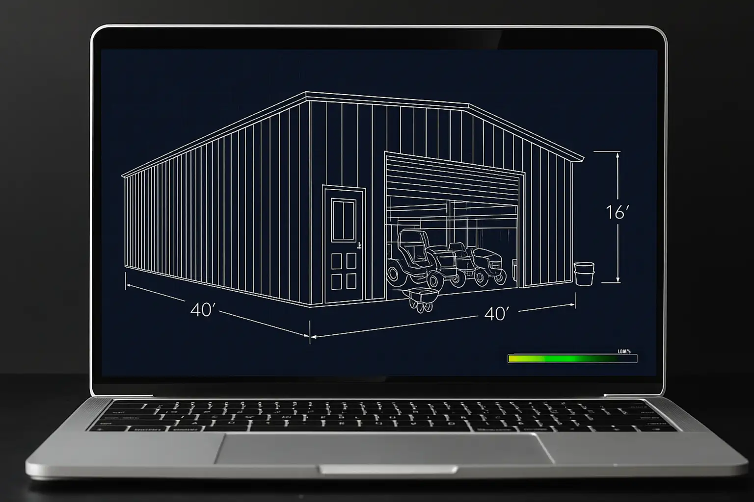 40 x 40 Steel Building 4 40 x 40 Steel Building