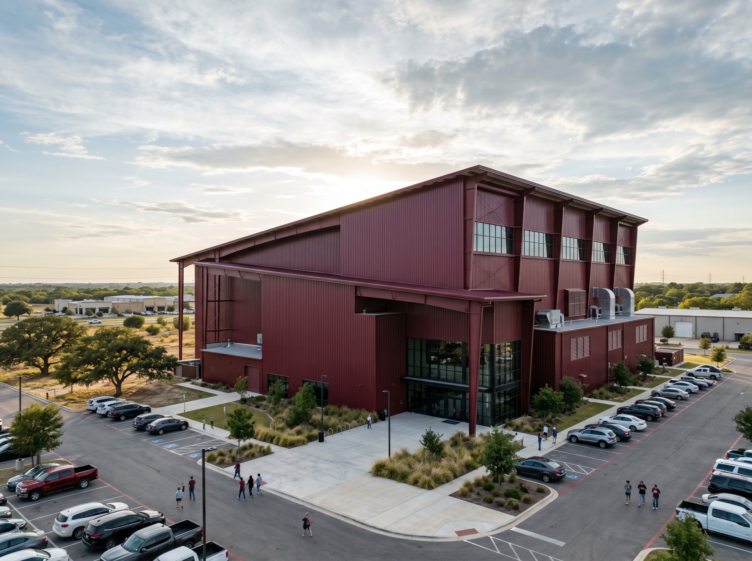 Basketball-arena-steel-building-Texas Basketball arena steel building Texas