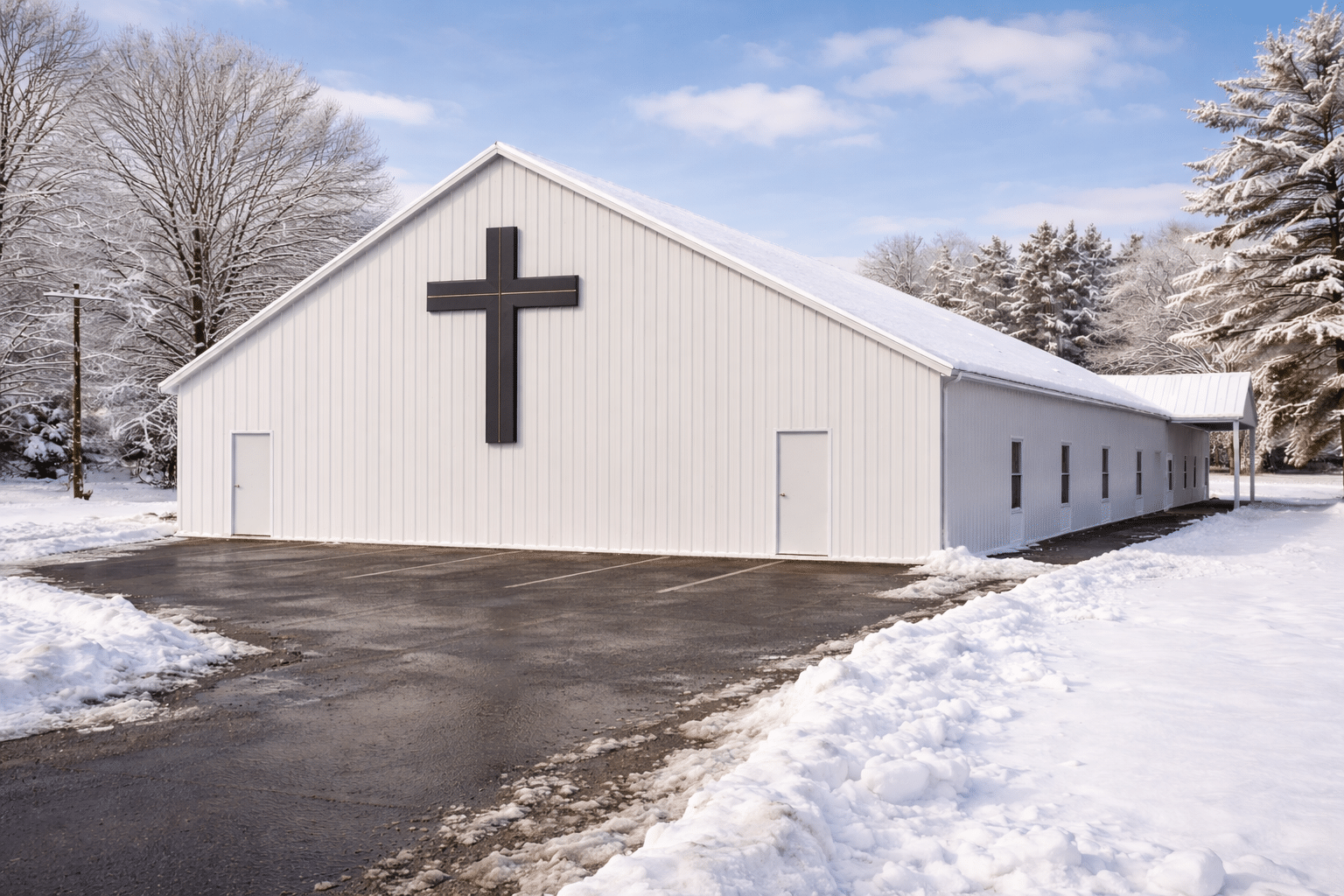 Metal-church-building-kits Metal church building kit