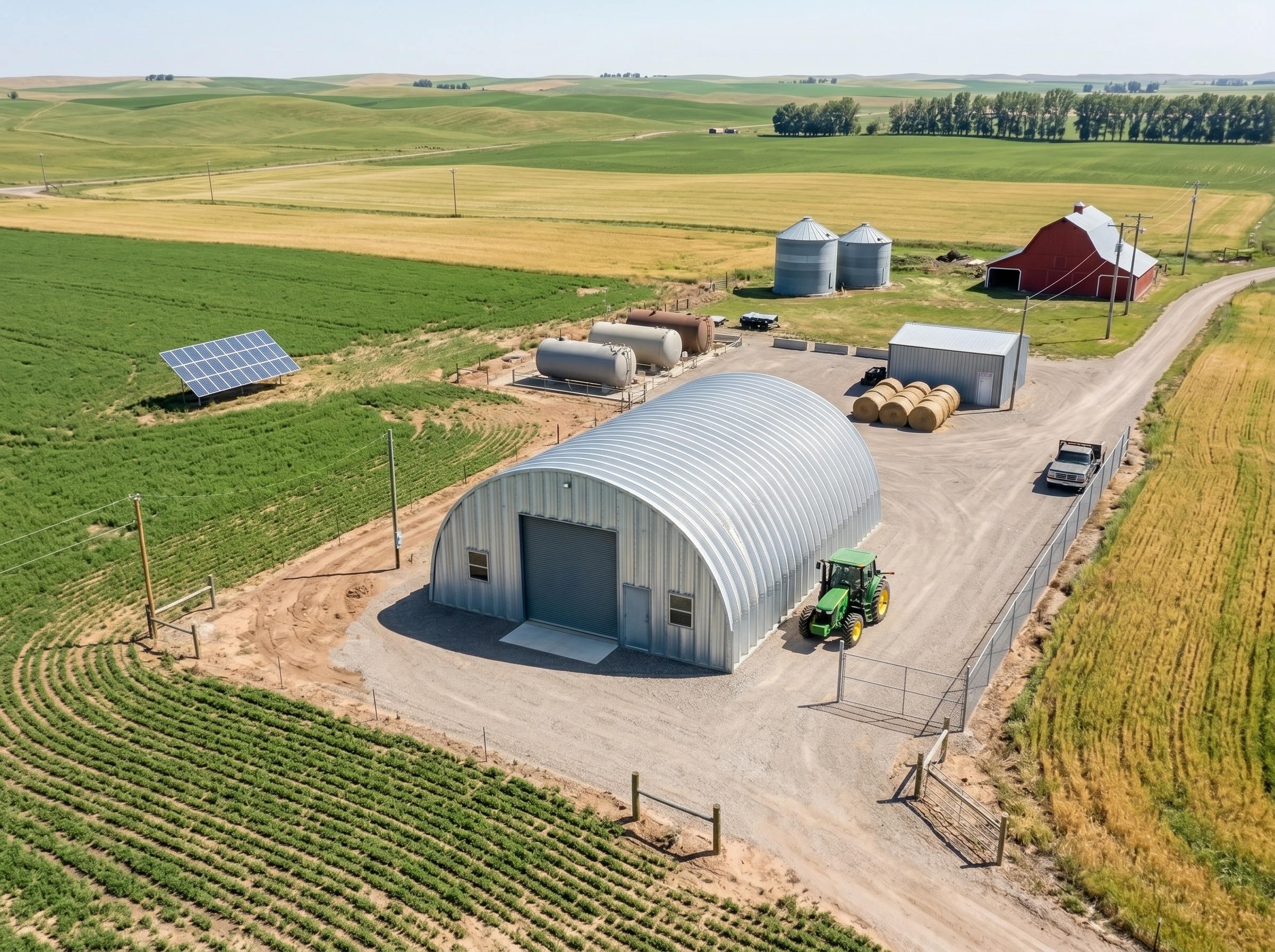 Metal-quonset-building-Texas Steel Quonset hut Texas