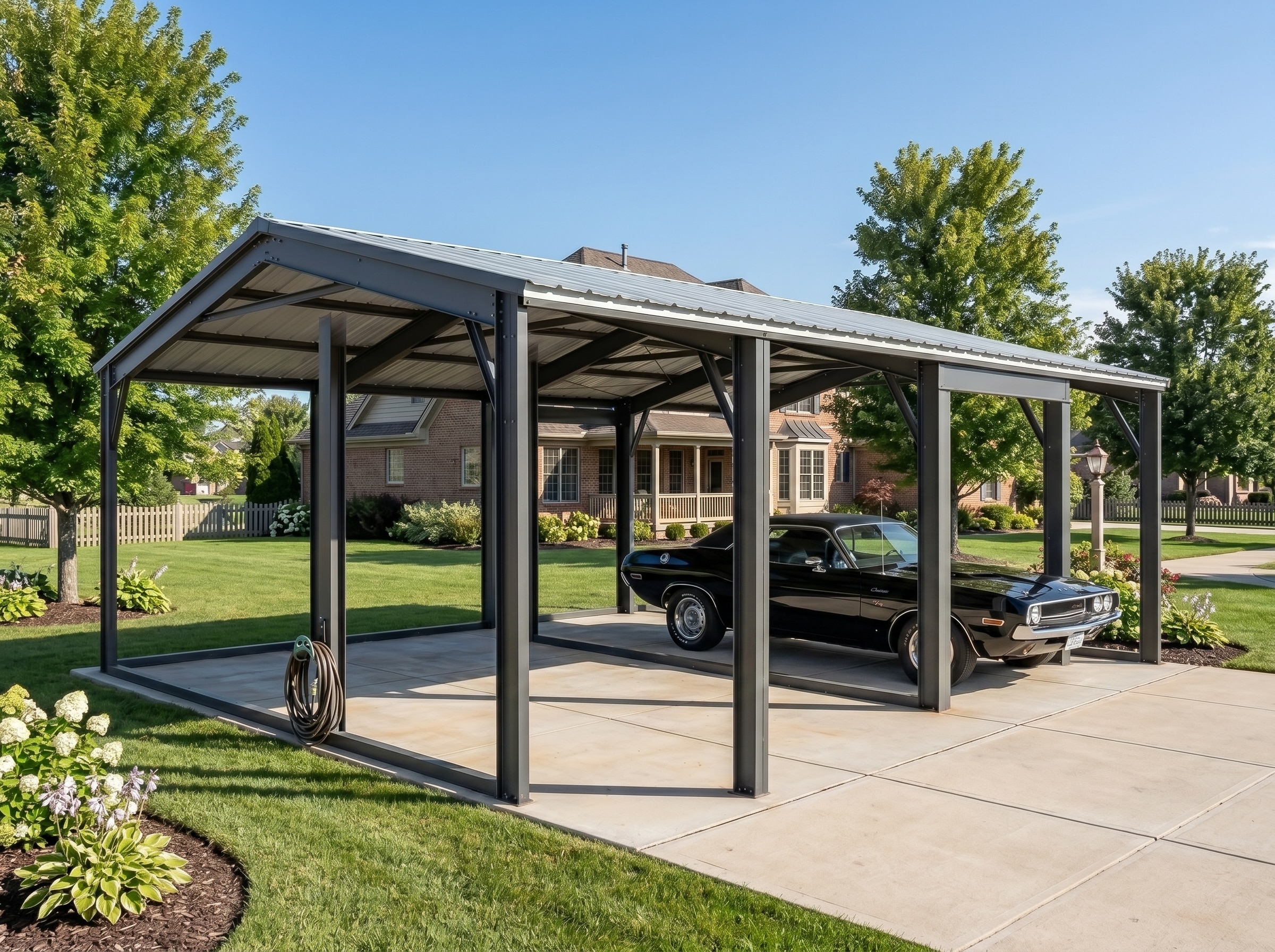 Steel-carport-Texas Metal carport Texas
