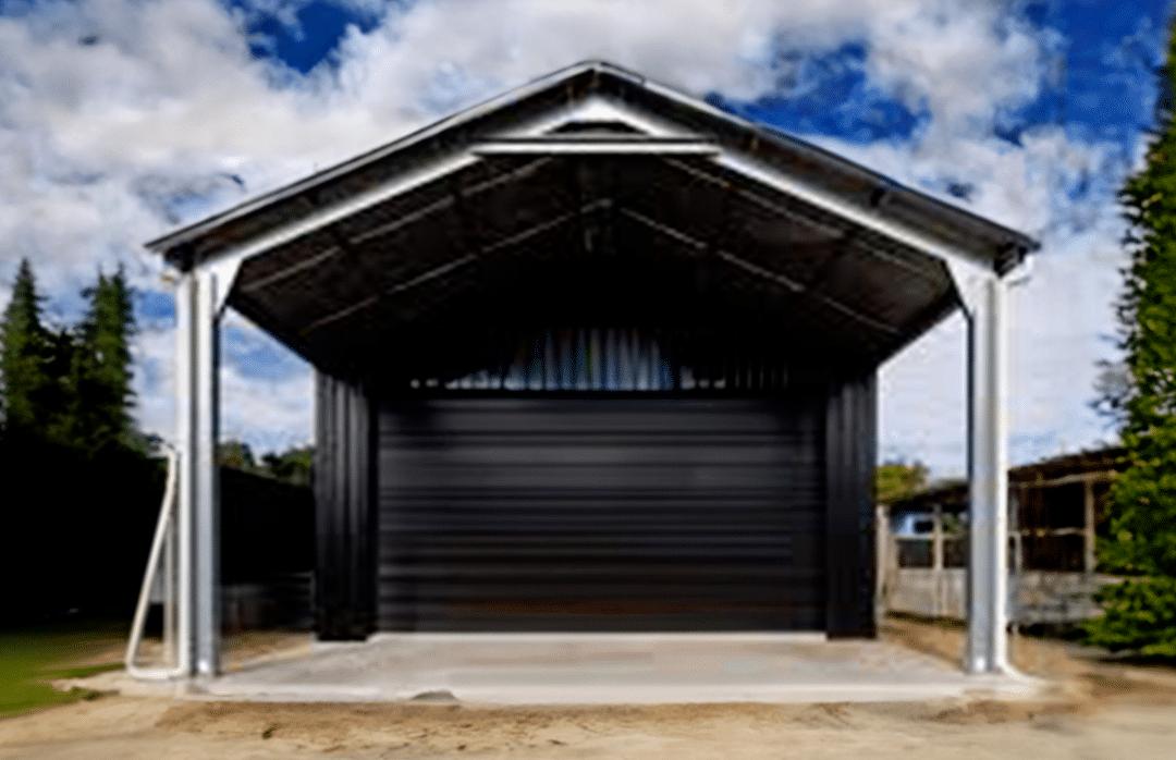 Steel carport shed