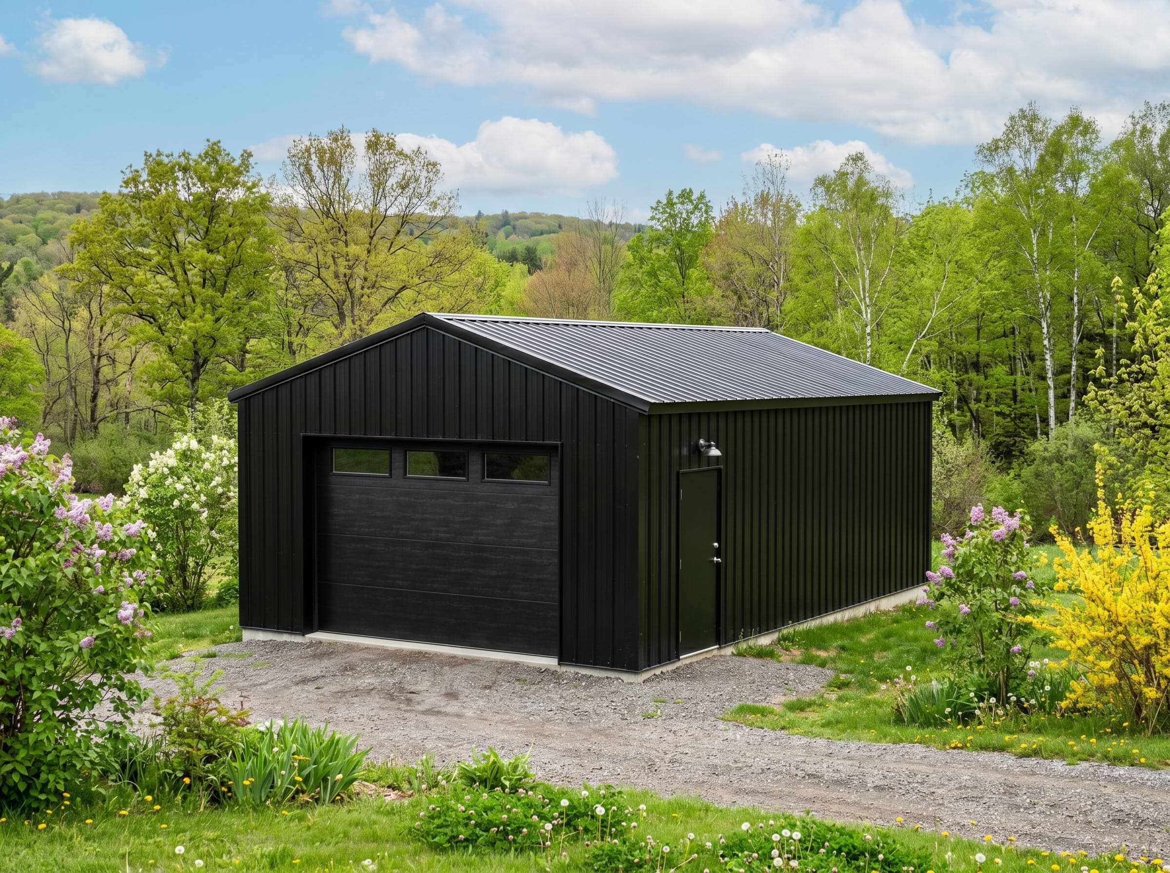 1-car-metal-garage 1 car metal garage