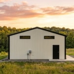 30x40 pre-engineered metal building