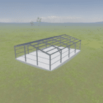 40x60 steel building frame