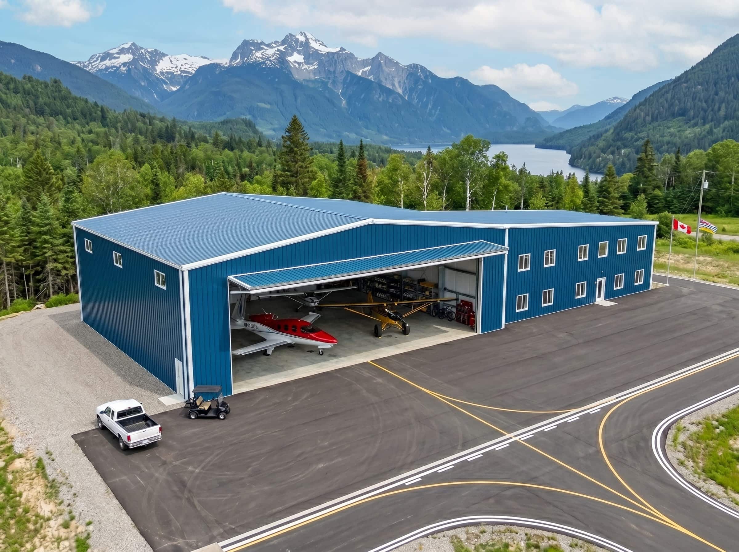 Aircraft-hangar-British-Columbia Aircraft hangar British Columbia