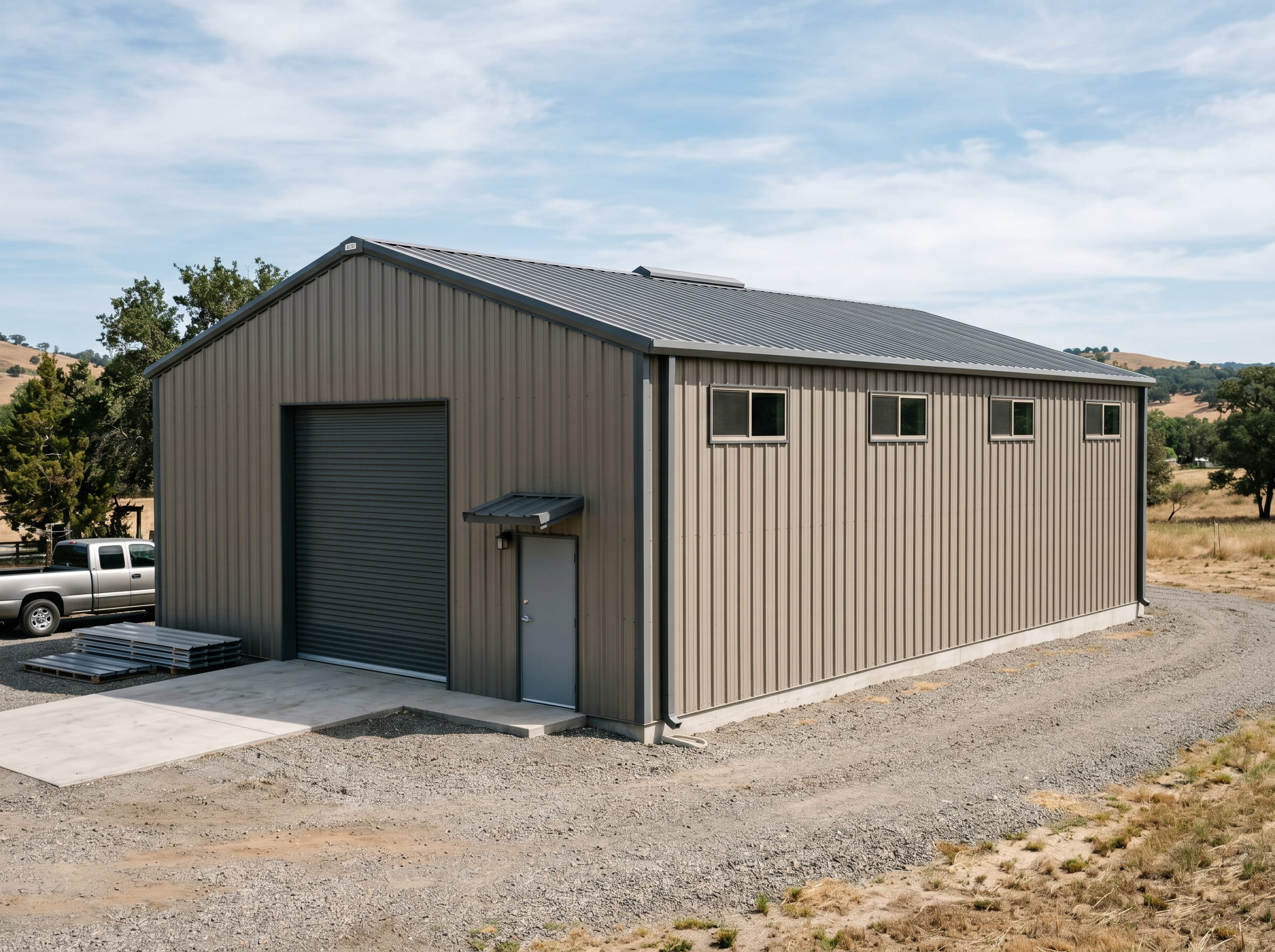 Prefab-40×60-Steel-building Prefabricated 40x60 steel building