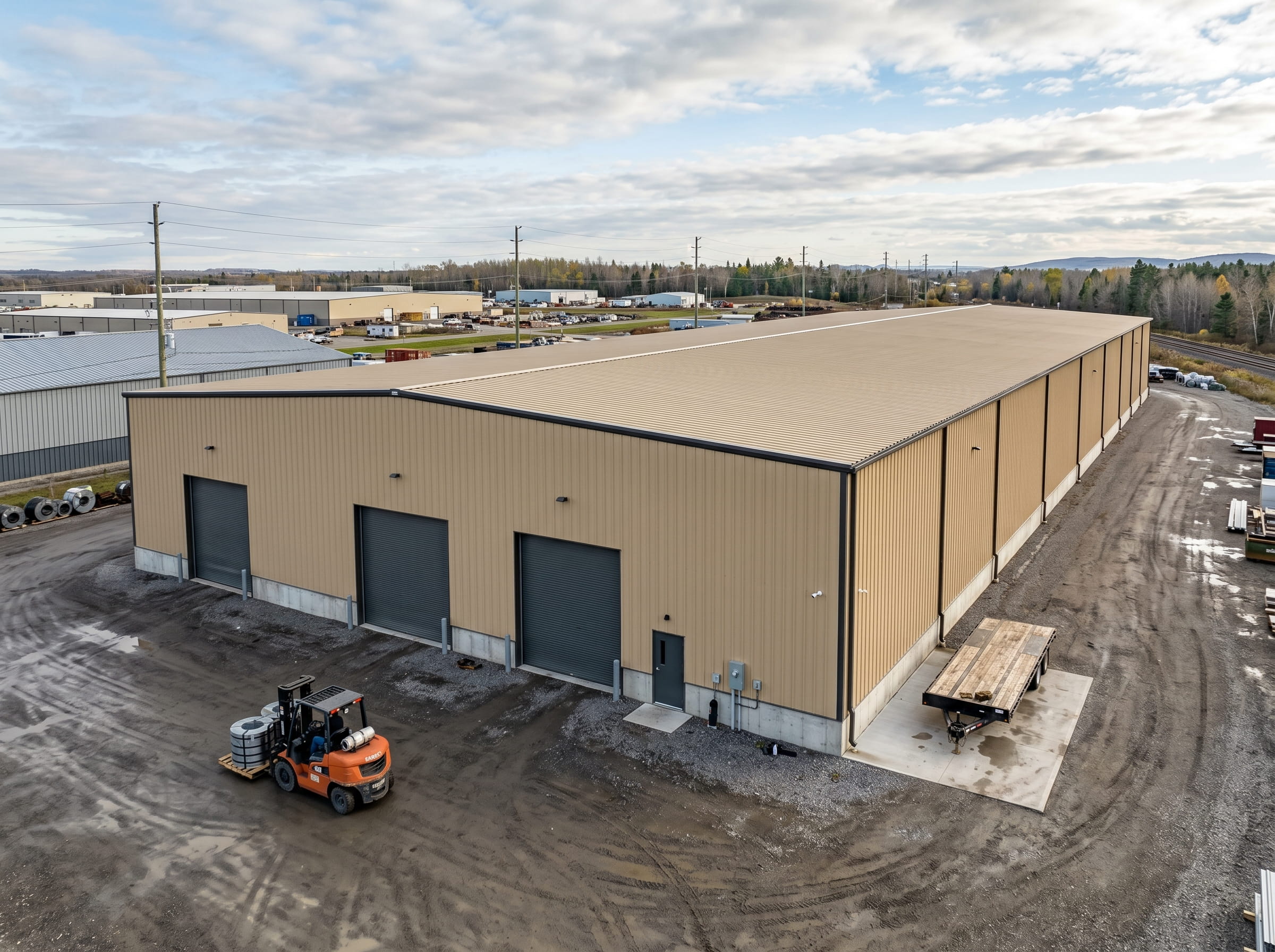Prefab-steel-warehouse-Ontario Steel warehouse building Ontario