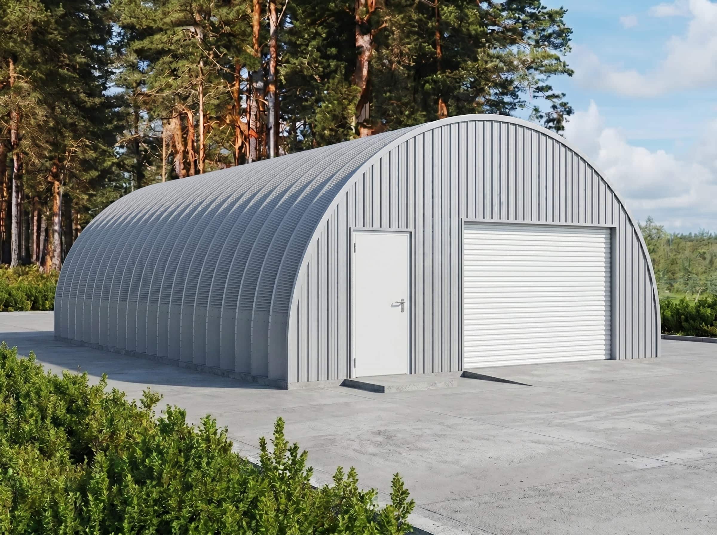 Quonset-hut-steel-garage Quonset hut steel garage