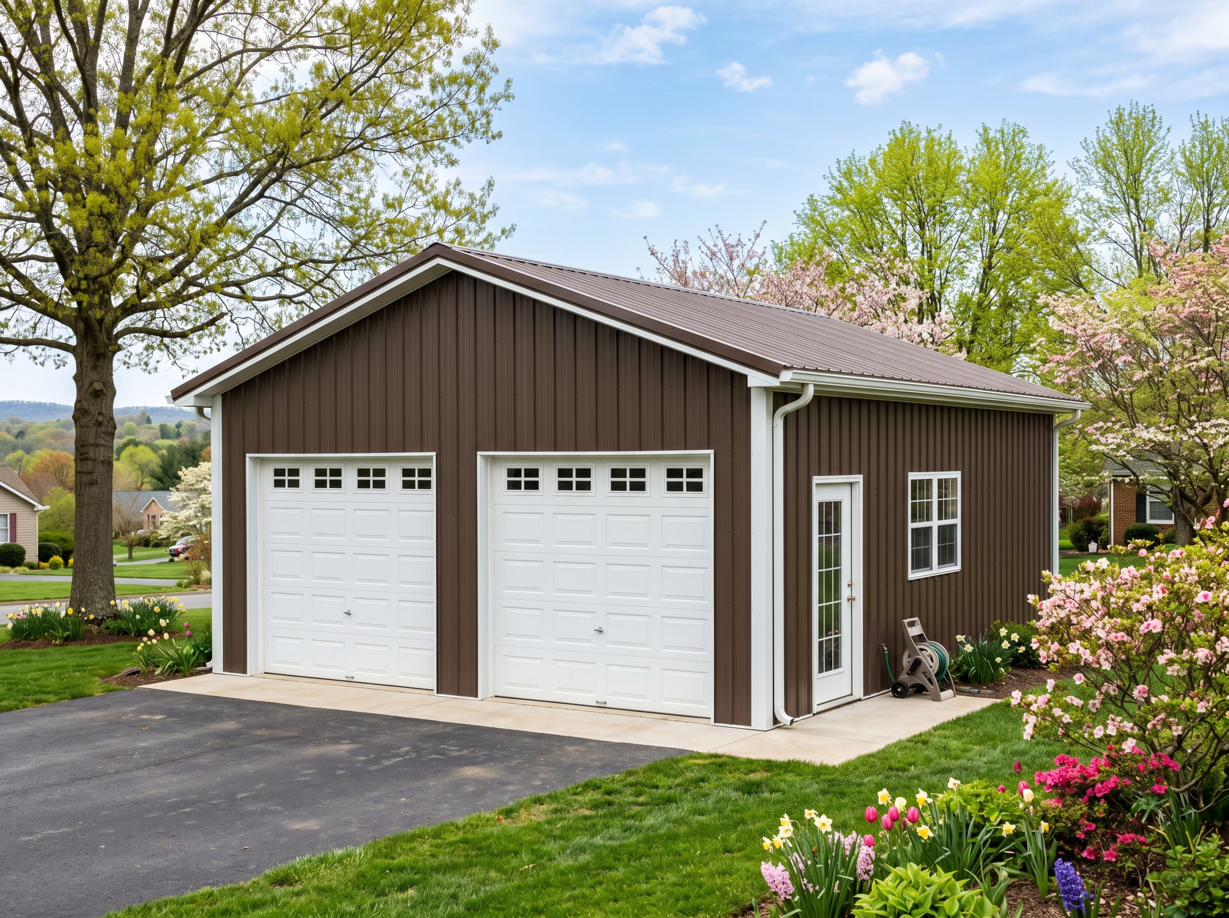 Residential-metal-garage Residential metal garage