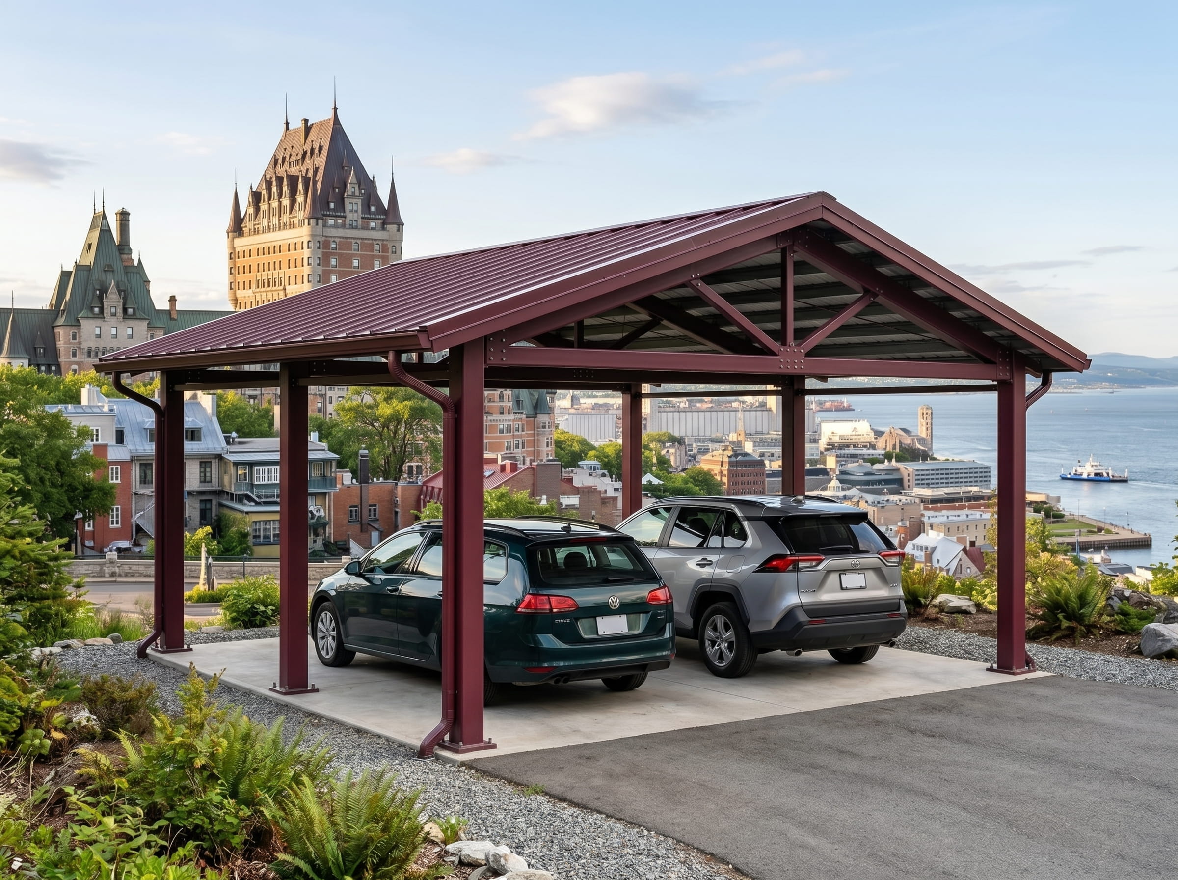 Steel-carport-Quebec Steel carport Quebec