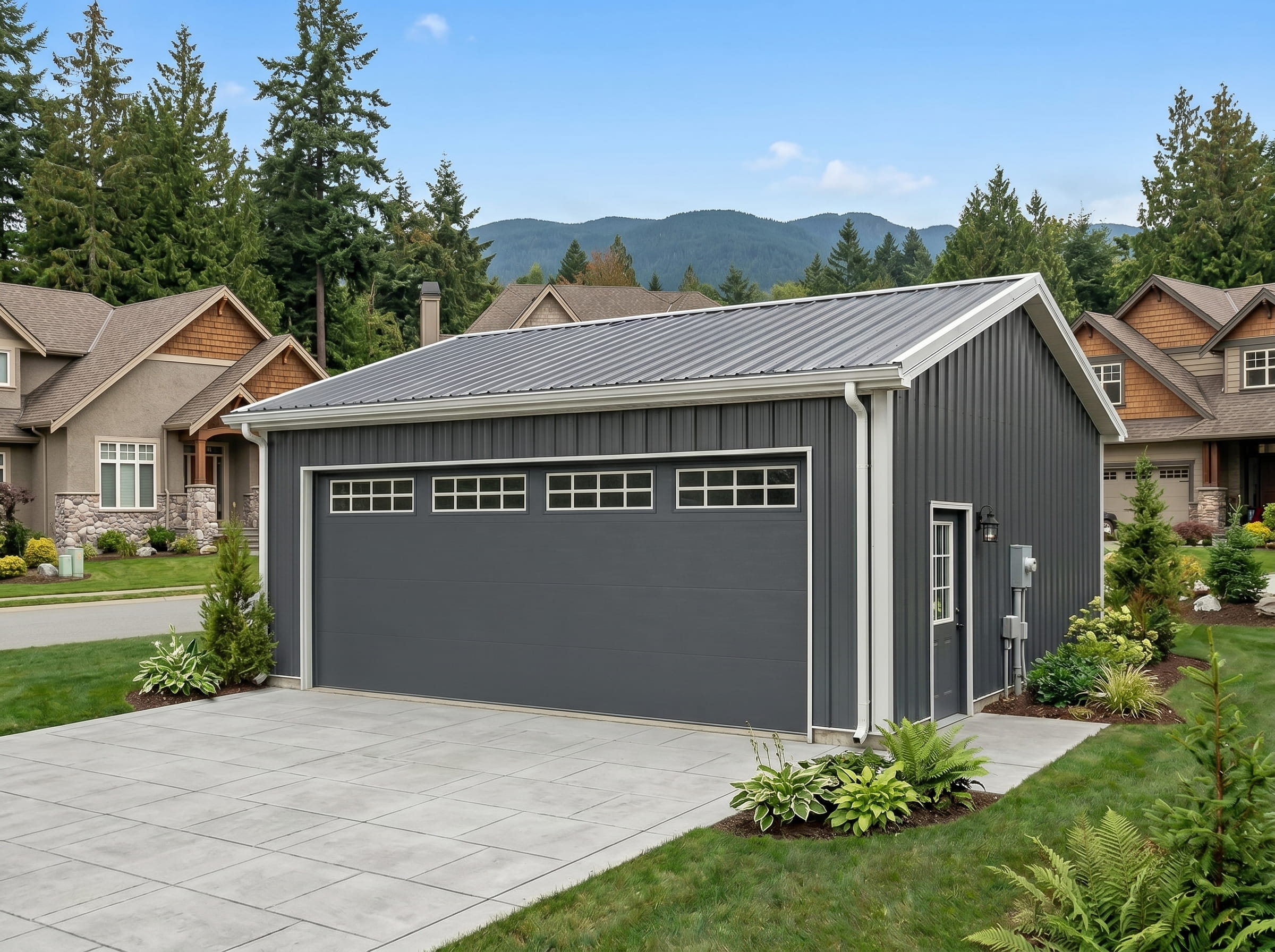 Steel-garage-BC Steel garage BC