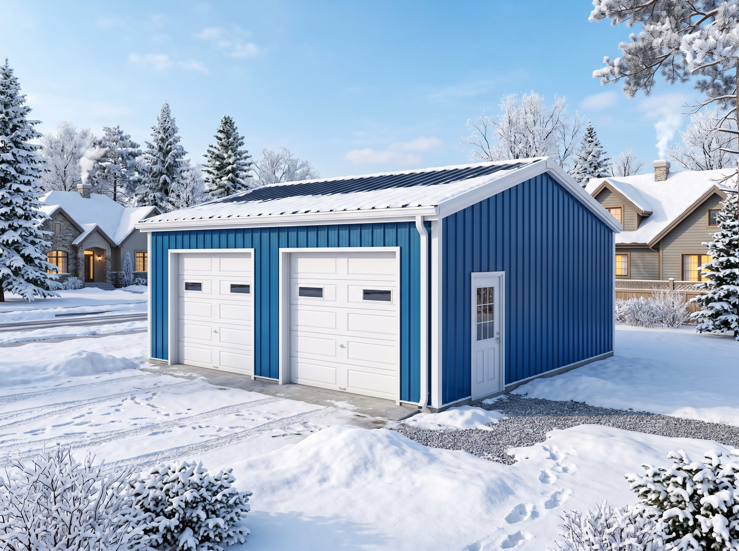 Steel-garage-Manitoba Steel garage Manitoba