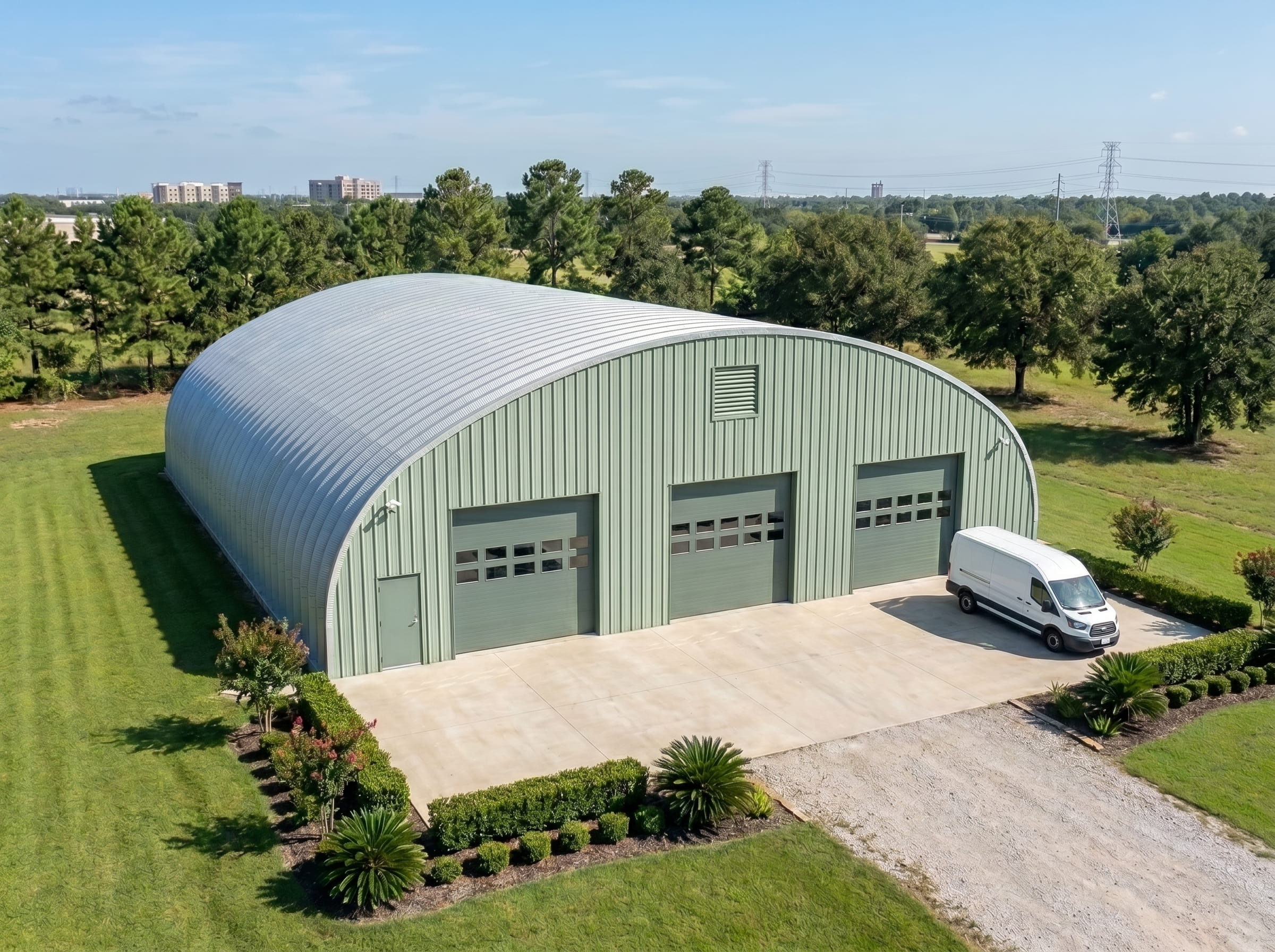 Steel-quonset-hut-Houston Metal Quonset hut Houston