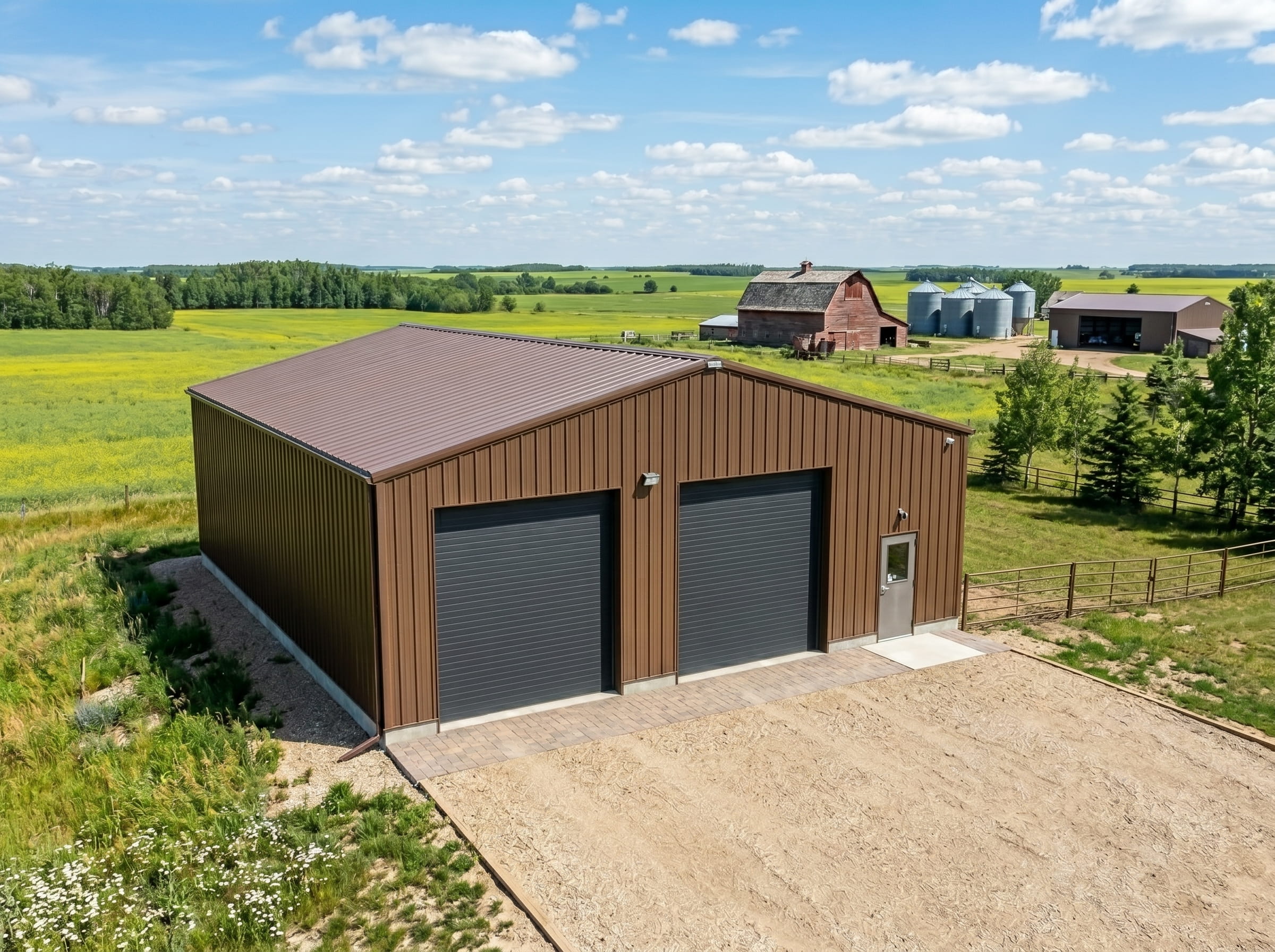 Steel-storage-building-Manitoba Storage building Manitoba