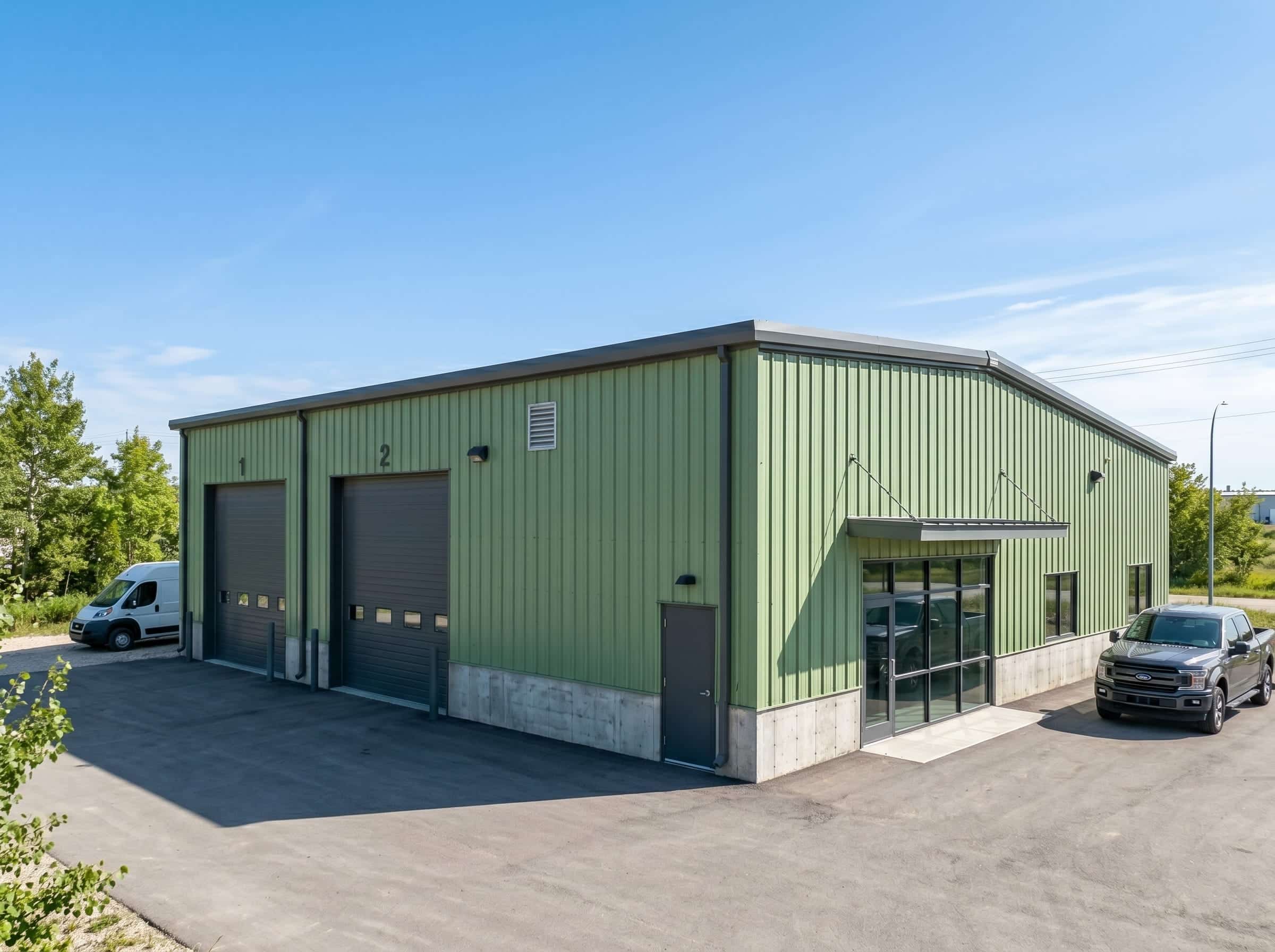 Workshop-steel-building-Manitoba Workshop steel building Manitoba