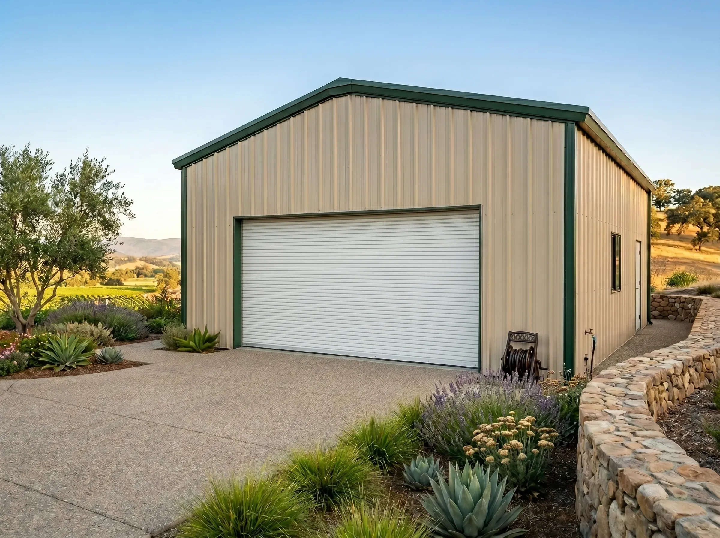 Single-door-garage-kit Single door garage kit