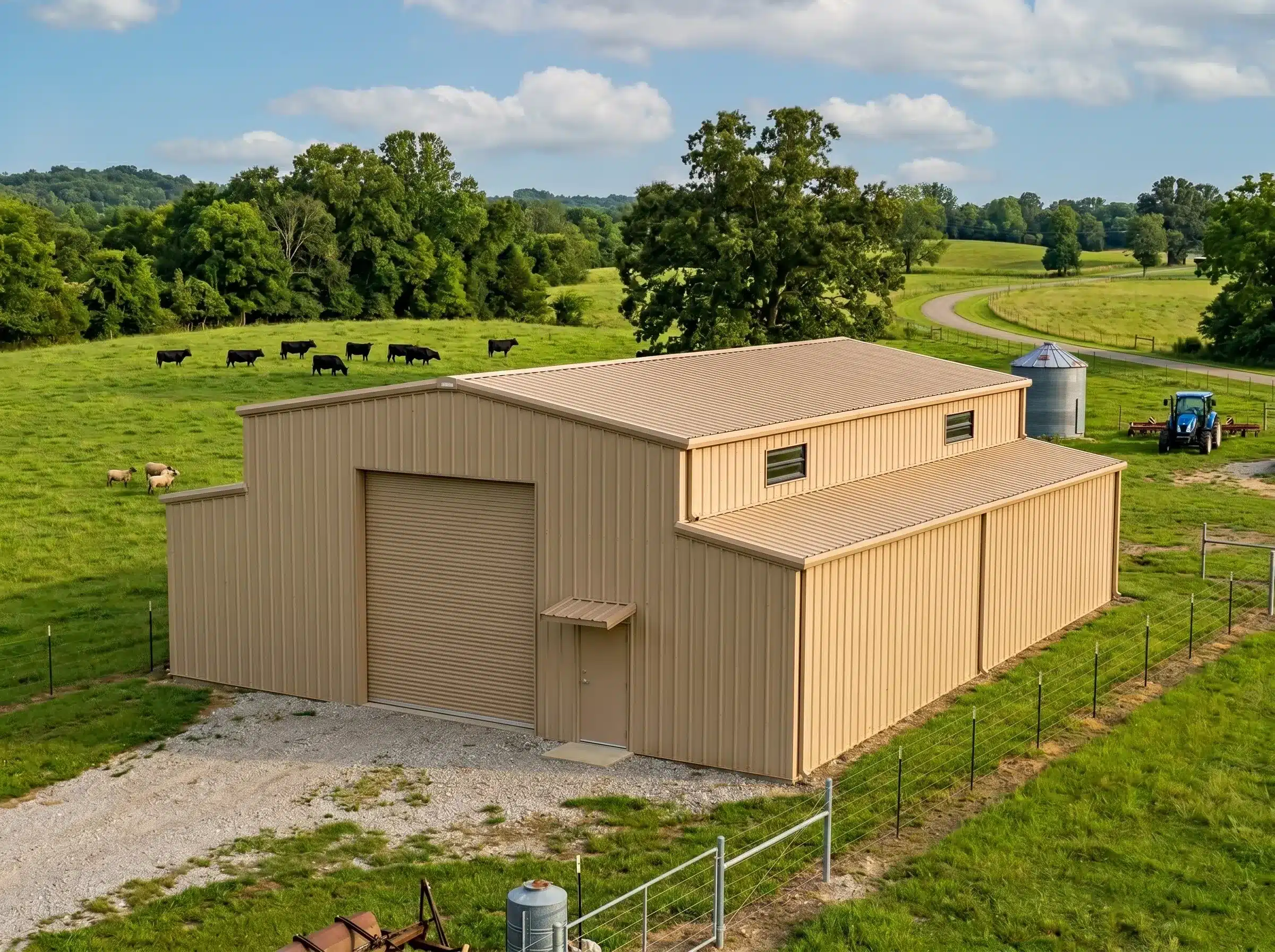 Steel-barn-building-Memphis Barn steel building Memphis