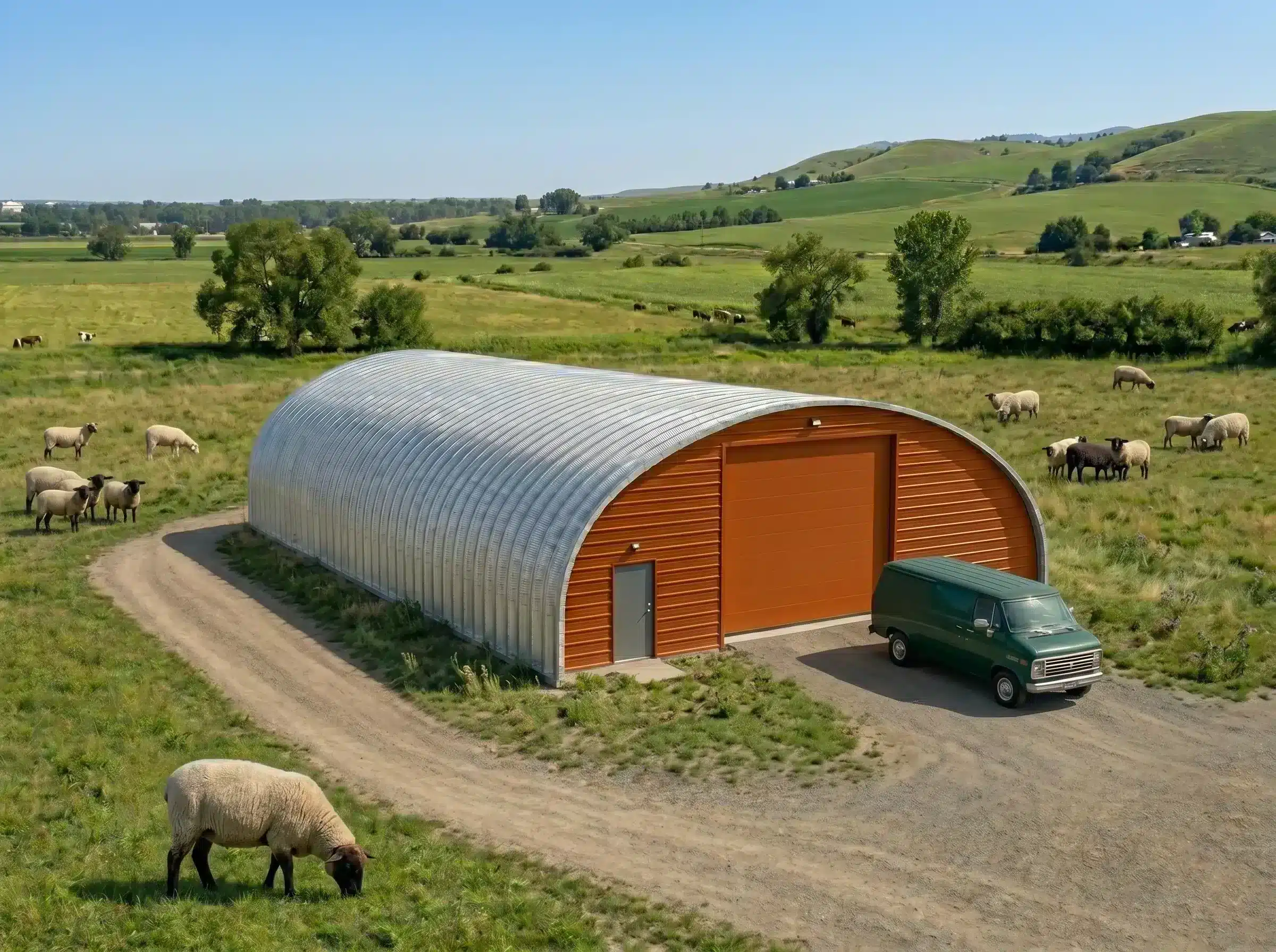 Steel-quonset-hut-Detroit Metal Quonset hut Detroit