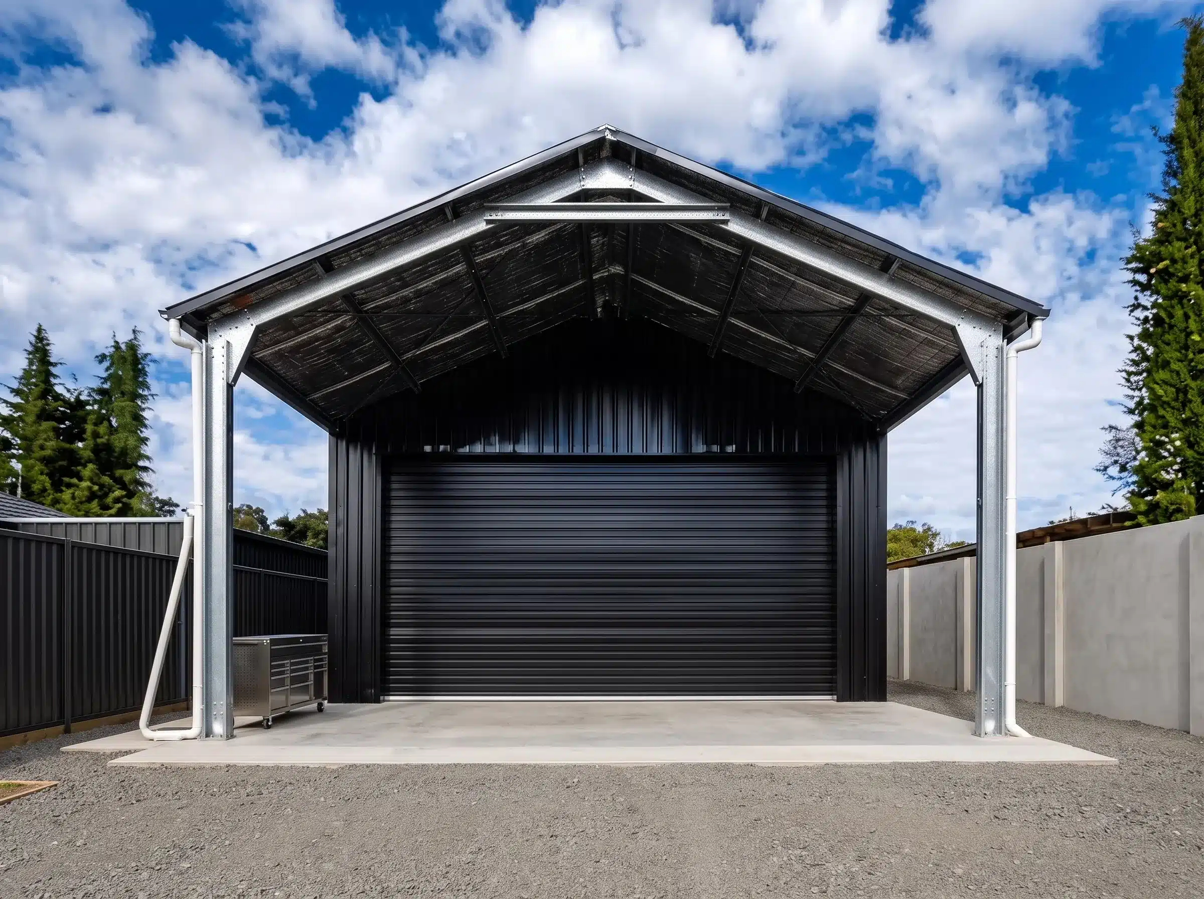 Carport-and-shed-combo Carport and shed combo