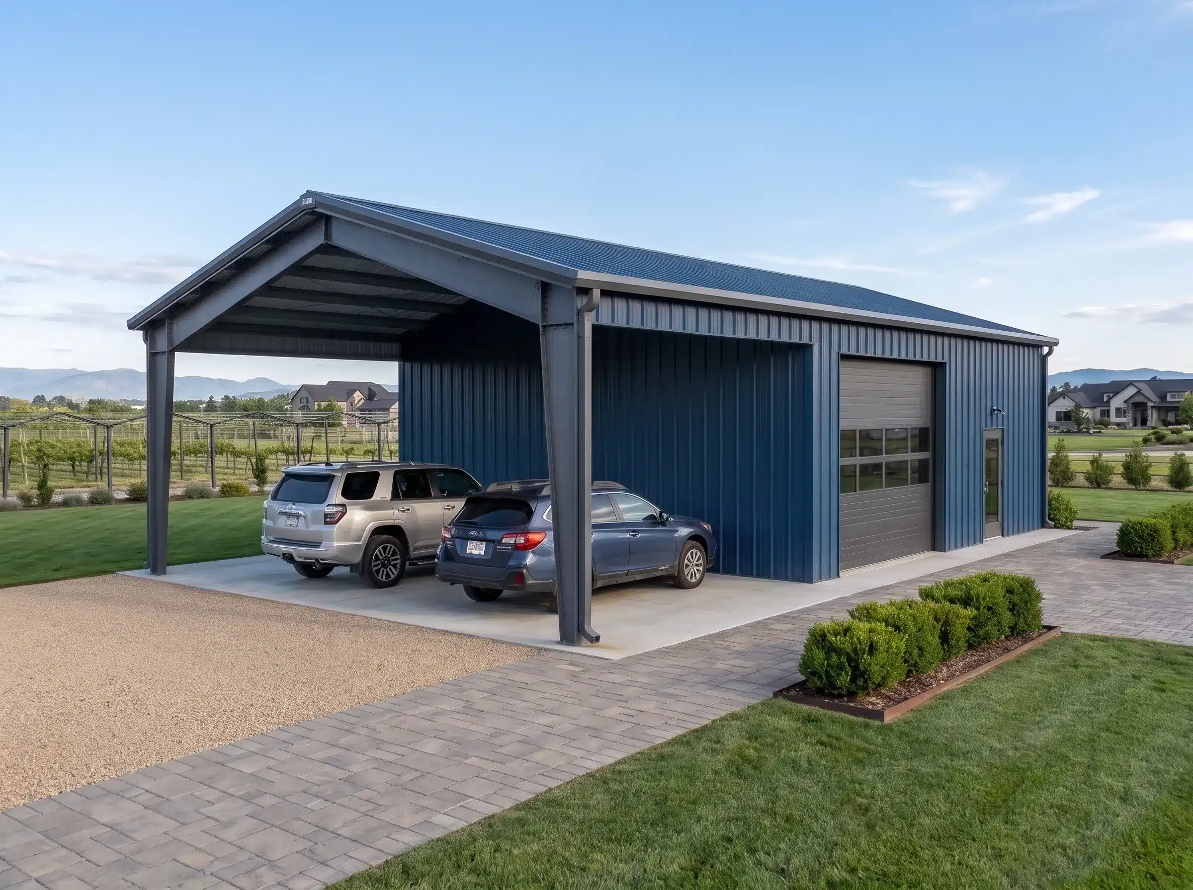 Carport-garage-combo Carport garage combo