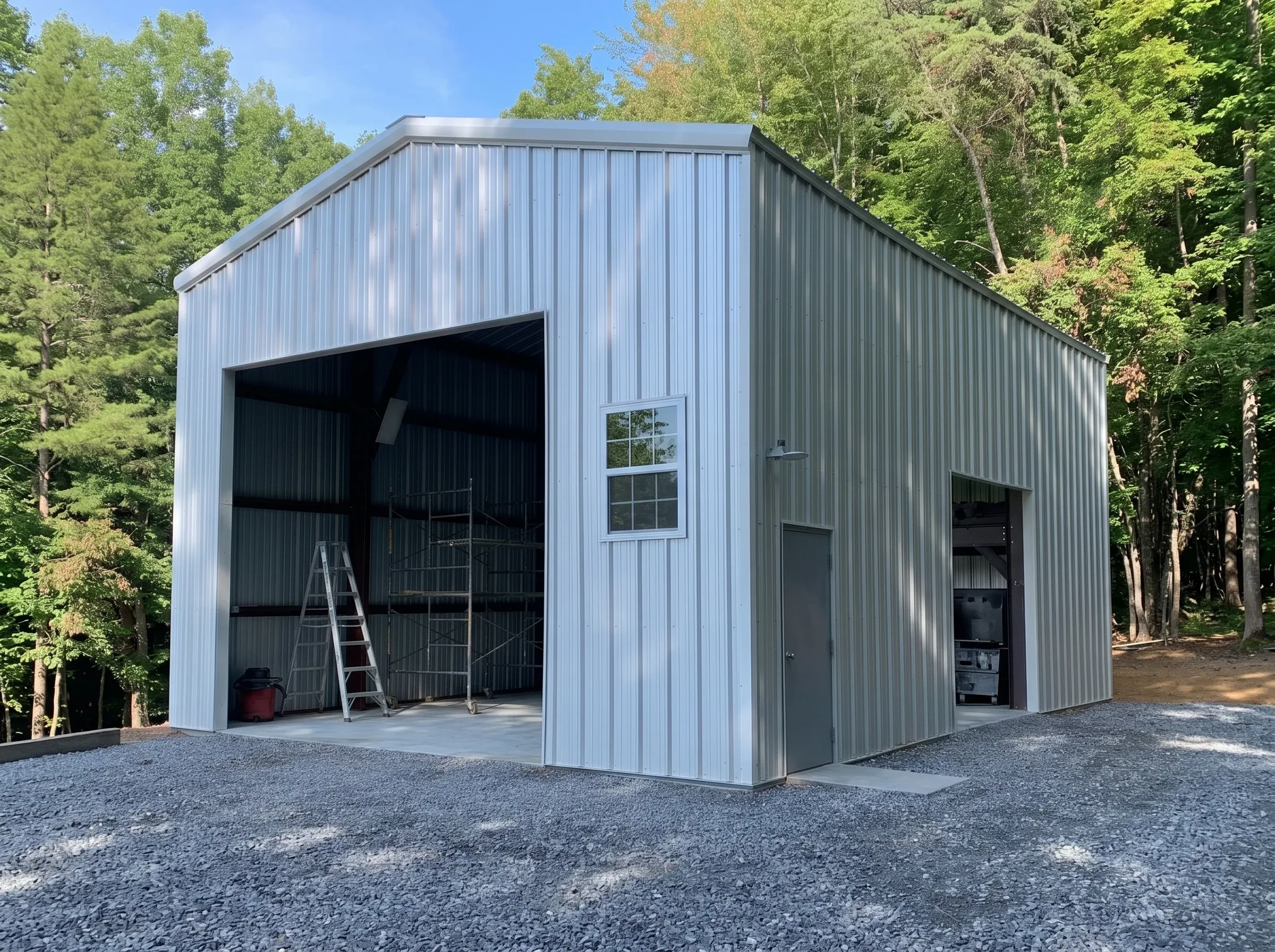Large-steel-storage-building Large steel storage building