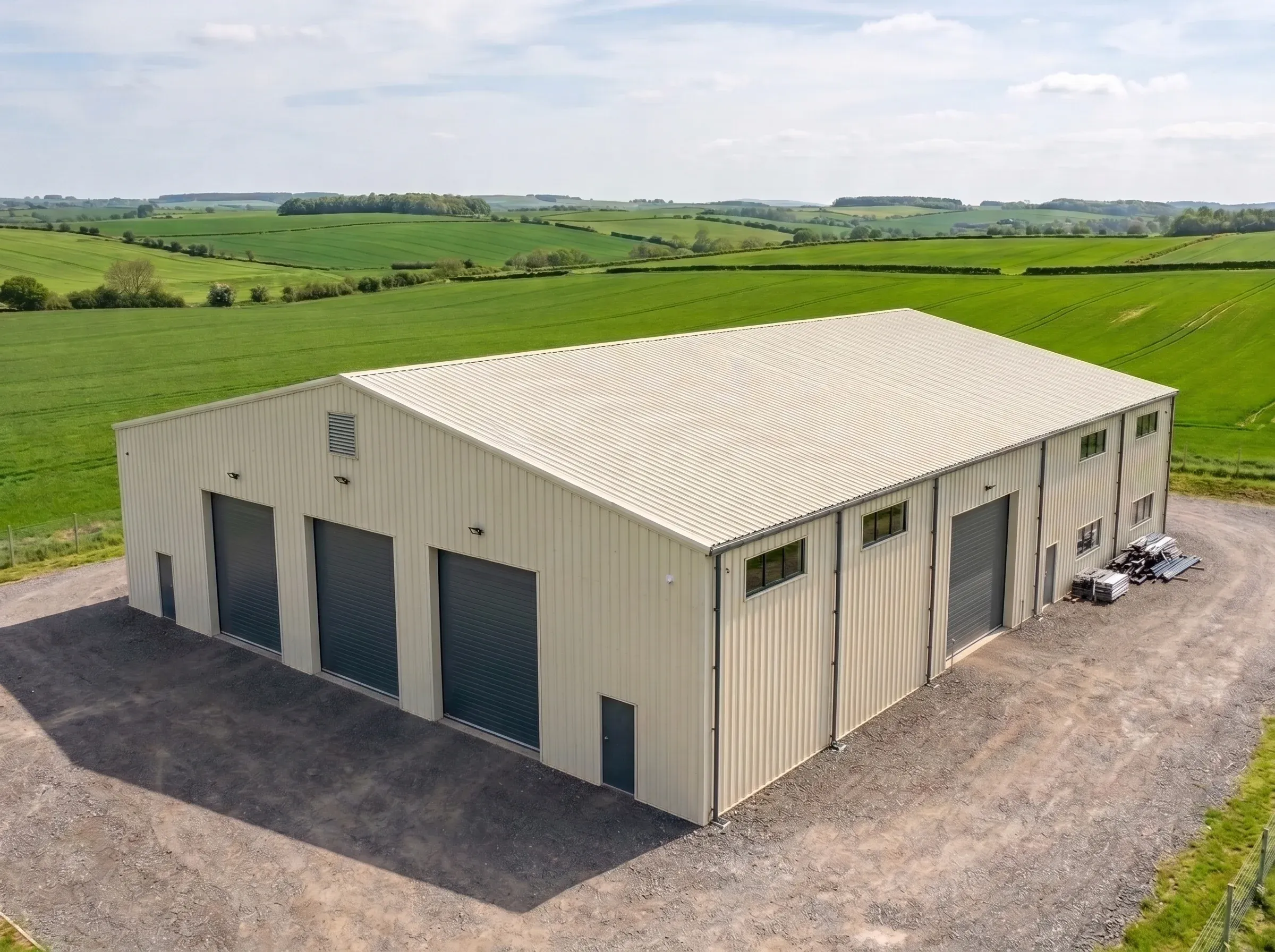 Large-steel-workshop-building Large steel workshop building
