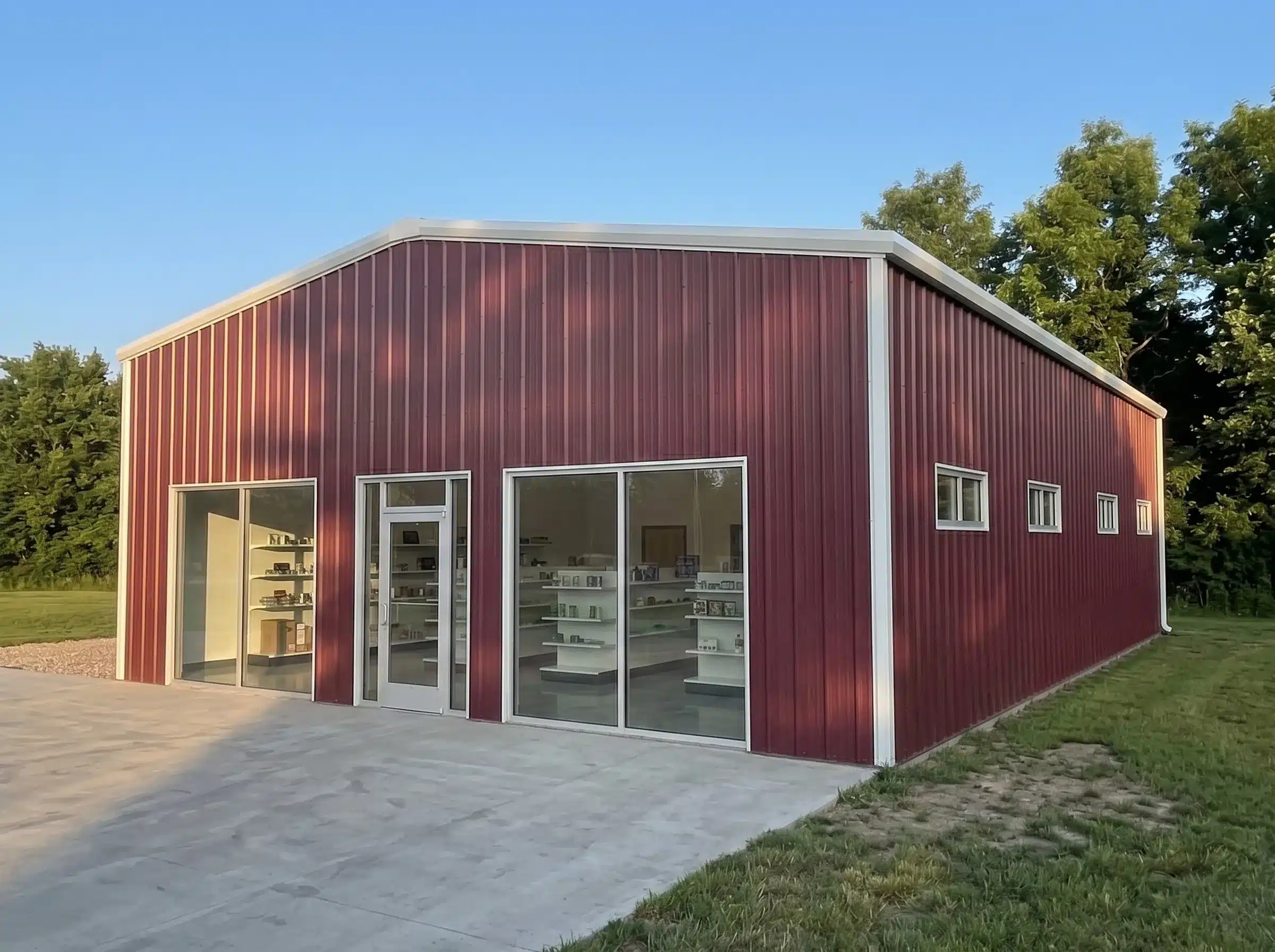 Small-metal-shop building Small metal shop building