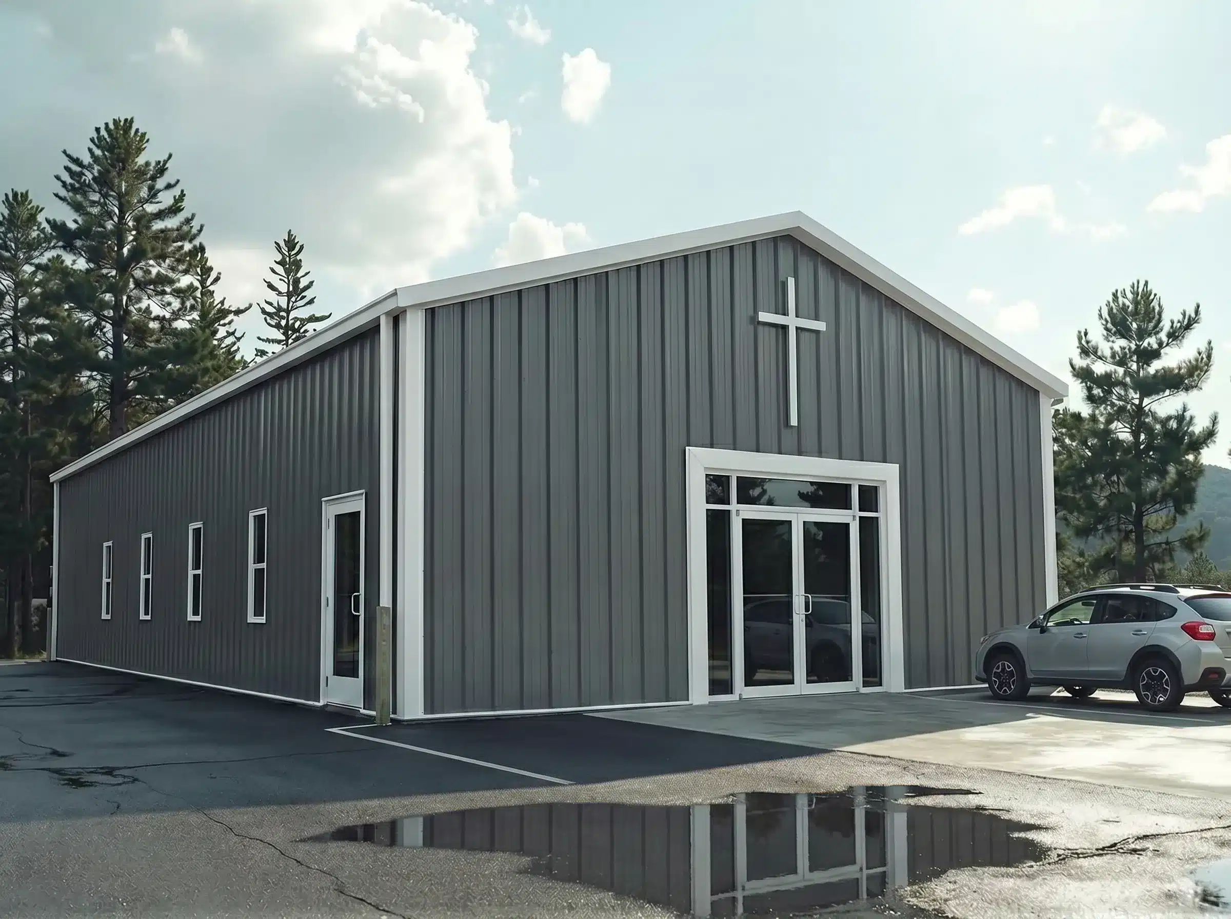 Steel-church-building-Portland Steel church building Portland