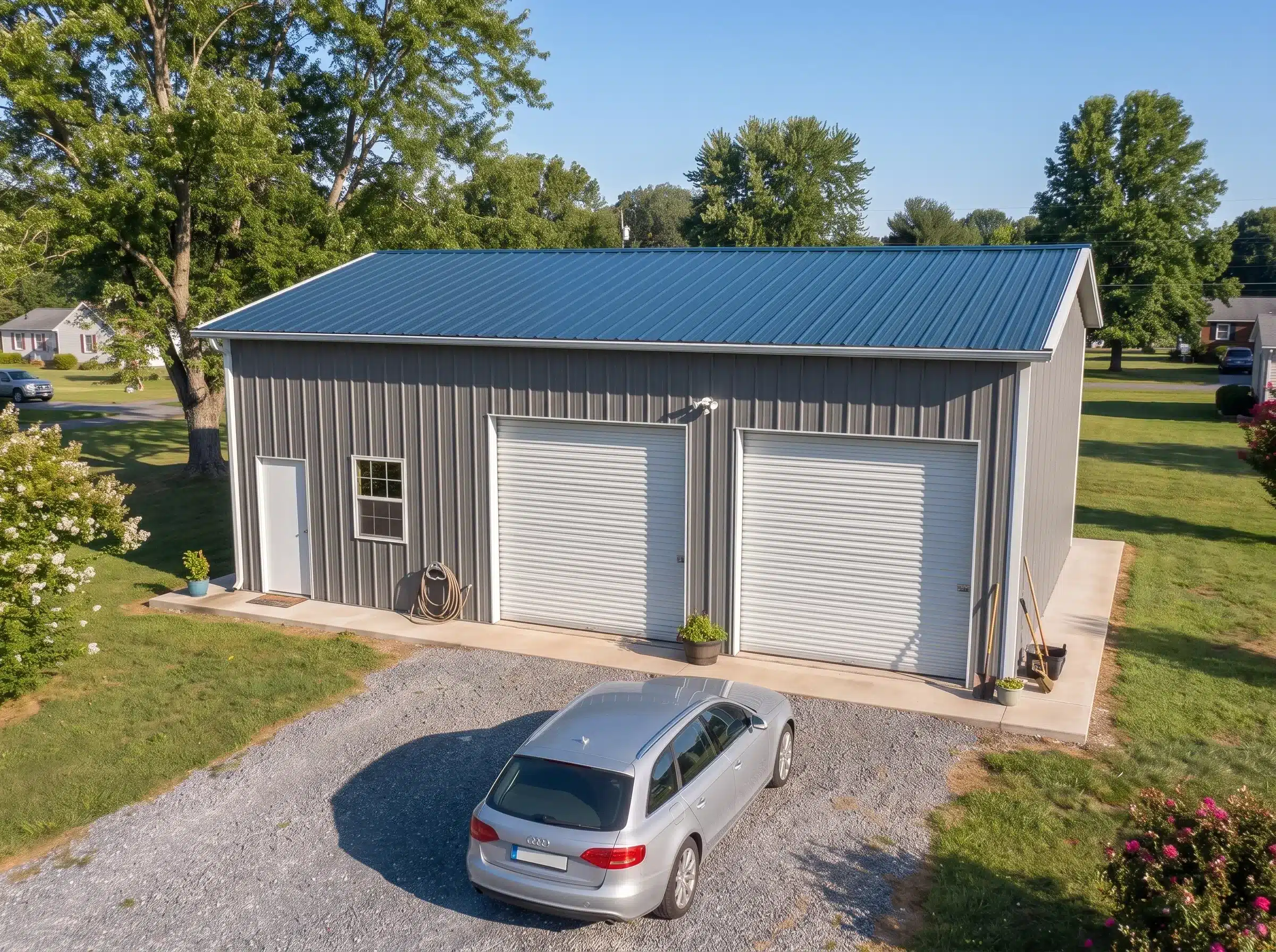 Steel-garage-buildings-Portland Steel garage building Portland